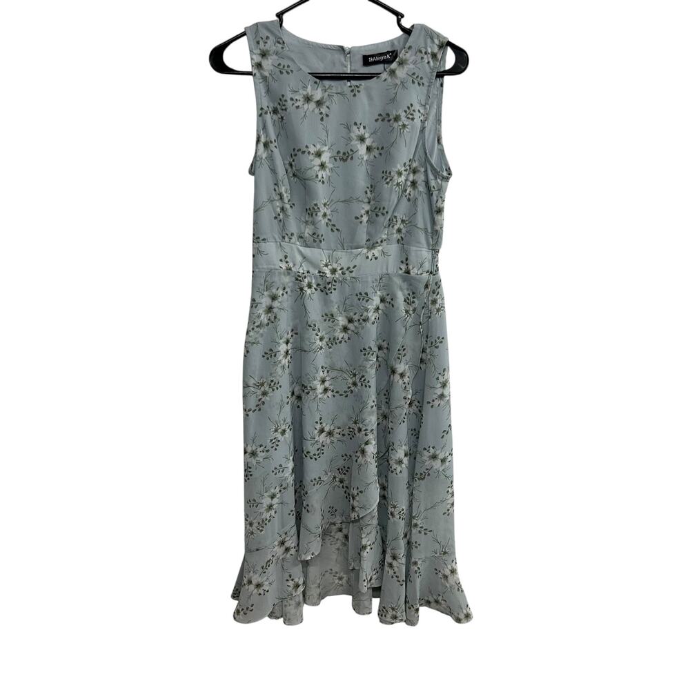 Cottagecore Ruffle Midi Dress‎ Allegra K Floral Soft Feminine Size S